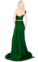 2 of 4 Mac Duggal 66924L Emerald-Gold
