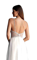 4 of 4 Jovani 66925 Off White