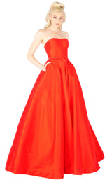 2 of 8 Mac Duggal 66929L Red