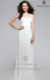 2 of 2 Faviana 7774 Ivory