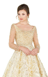 4 of 6 Mac Duggal 66932D Gold