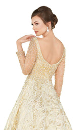 6 of 6 Mac Duggal 66932D Gold
