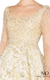 2 of 6 Mac Duggal 66932D Gold