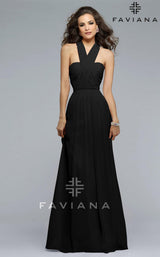 1 of 3 Faviana 7822 Black