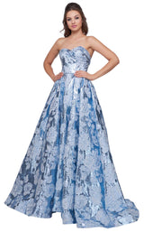 2 of 6 Mac Duggal 66947H Aqua