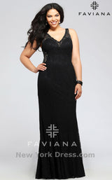 2 of 2 Faviana 9386 Black