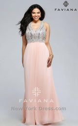 2 of 2 Faviana 9388 Soft Peach