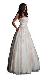 1 of 4 Jovani 66955 Champagne