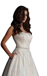 3 of 4 Jovani 66955 Champagne