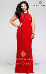 1 of 2 Faviana 9390 Red