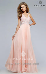 1 of 2 Faviana S7712 Soft Peach