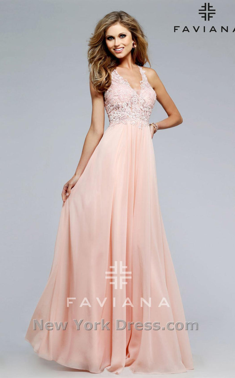 Faviana S7712 Soft Peach