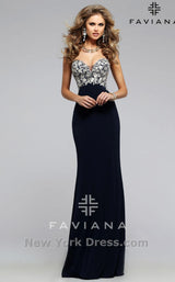 3 of 5 Faviana S7715 Navy