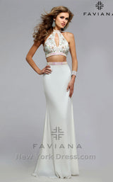 2 of 4 Faviana S7719 Ivory