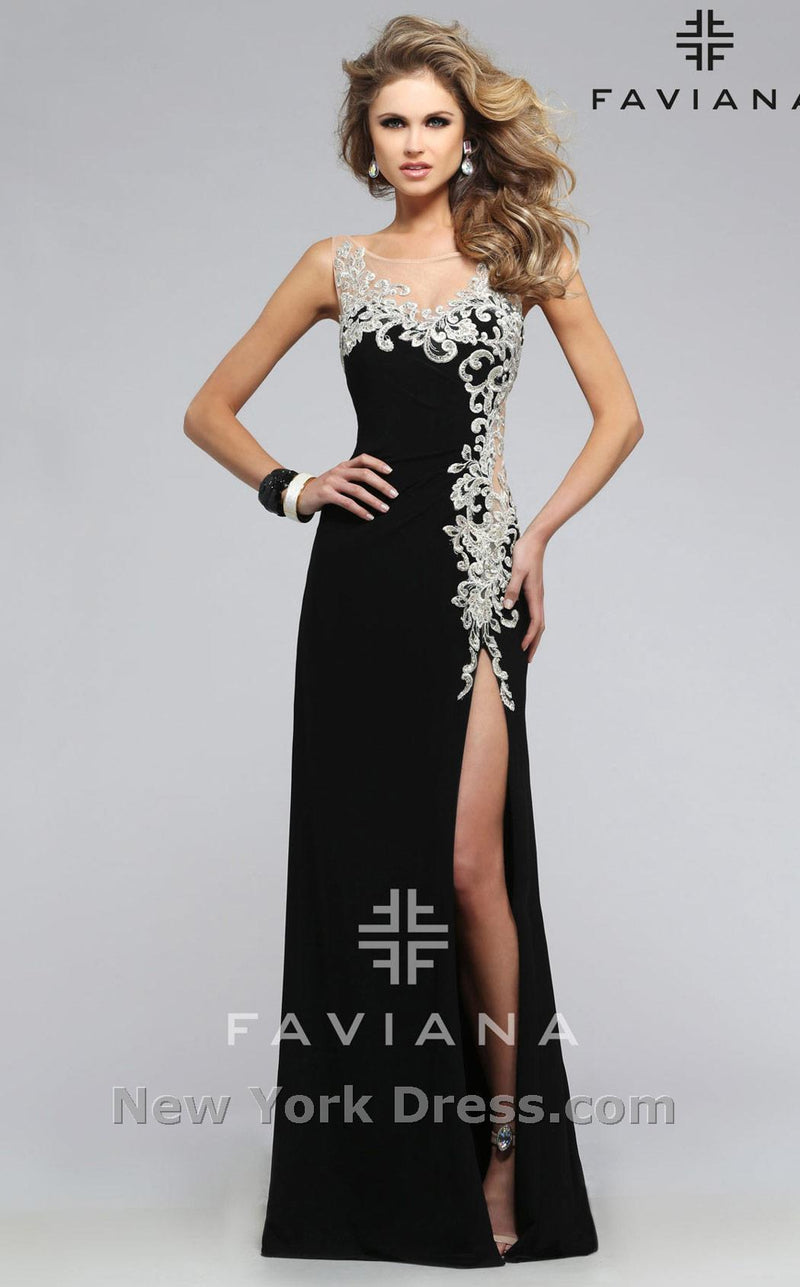 Faviana S7737 Black/Gold