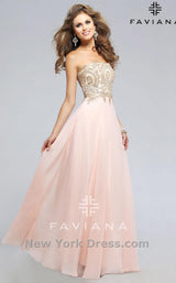 1 of 2 Faviana S7760 Soft Peach