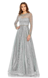 1 of 3 Mac Duggal 66987 Dress Platinum