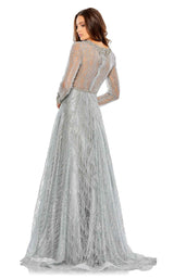 2 of 3 Mac Duggal 66987 Dress Platinum