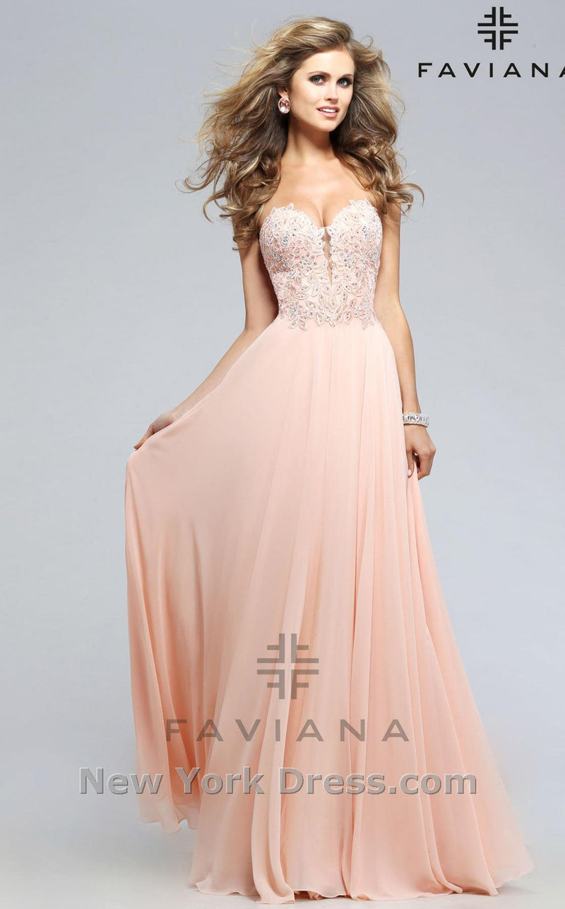 Faviana S7815 Soft Peach