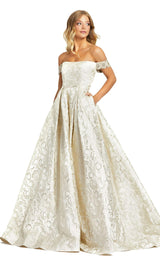 1 of 3 Mac Duggal 67081M Dress Light-Gold