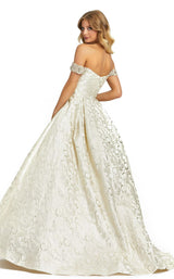2 of 3 Mac Duggal 67081M Dress Light-Gold