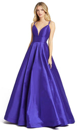 1 of 2 Mac Duggal 67100M Dress Royal-Purple