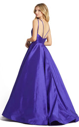 2 of 2 Mac Duggal 67100M Dress Royal-Purple
