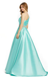 3 of 4 Mac Duggal 67101M Dress Aqua