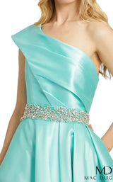 4 of 4 Mac Duggal 67101M Dress Aqua