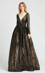 1 of 3 Mac Duggal 67103 Dress Black