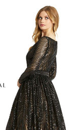 4 of 5 Mac Duggal 67103D Dress Black