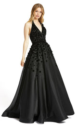 1 of 4 Mac Duggal 67111D Dress Black