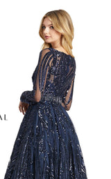 4 of 5 Mac Duggal 67113D Dress Midnight-Blue