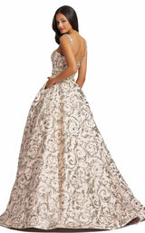 2 of 3 Mac Duggal 67114M Dress Vintage-Rose