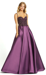 1 of 4 Mac Duggal 67116D Dress Amethyst