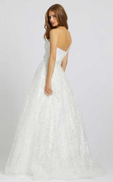2 of 3 Mac Duggal 67120M Dress White