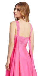 6 of 6 Mac Duggal 67132L Neon Pink