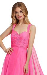 4 of 6 Mac Duggal 67132L Neon Pink