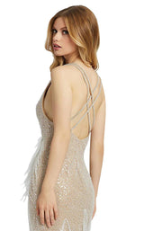 4 of 4 Mac Duggal 67189M Ivory/Nude