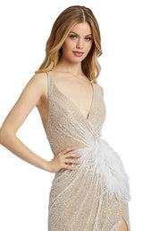 3 of 4 Mac Duggal 67189M Ivory/Nude