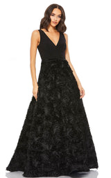1 of 3 Mac Duggal 67212D Dress Black