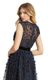 4 of 4 Mac Duggal 67289D Midnight-Black