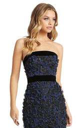 3 of 4 Mac Duggal 67293D Midnight-Black