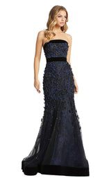 1 of 4 Mac Duggal 67293D Midnight-Black