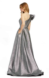 3 of 7 Mac Duggal 67297D Dress Platinum