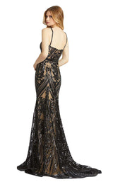 1 of 2 Mac Duggal 67353M Black-Nude