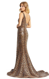 2 of 3 Mac Duggal 67359M Dress Leopard