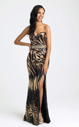 1 of 2 Madison James 16347 Black/Gold