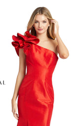 4 of 7 Mac Duggal 67379D Dress Red