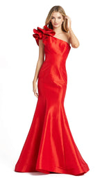 1 of 7 Mac Duggal 67379D Dress Red